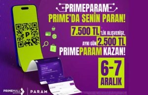 Primemall Gaziantep’ten ziyaretçilerine 2.500 TL anında kazanç fırsatı